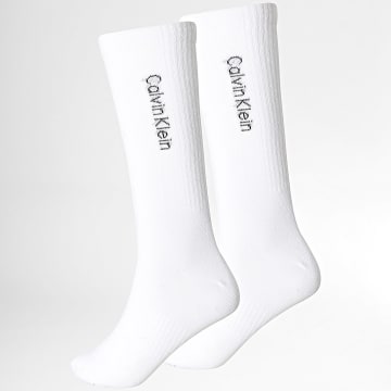 Calvin Klein - Lot De 2 Paires De Chaussettes 7879 Blanc