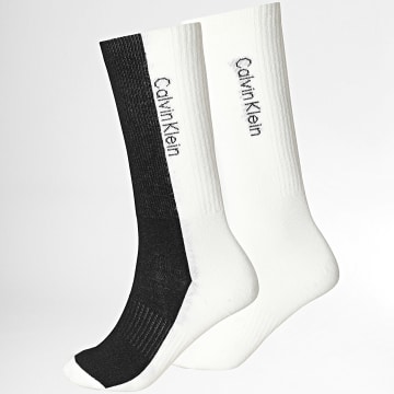 Calvin Klein - Lot De 2 Paires De Chaussettes 7879 Blanc Noir
