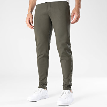 Frilivin - Chinohose Skinny 089 Dunkles Khaki Grün
