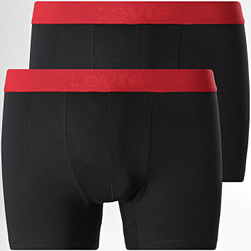 Levi's - Lot De 2 Boxers 701238010 Noir Rouge
