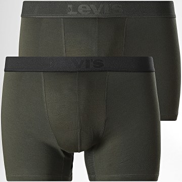 Levi's - Lot De 2 Boxers 701238010 Vert Kaki