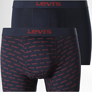 Levi's - Lot De 2 Boxers 701238012 Bleu Marine Bordeaux