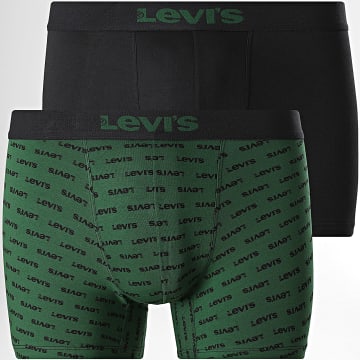 Levi's - Lot De 2 Boxers 701238012 Noir Vert