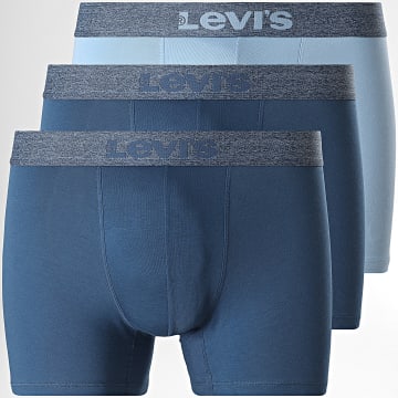Levi's - Lot De 3 Boxers 701238000 Bleu Marine Bleu Clair
