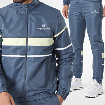 Sergio Tacchini - Chándal Scorpione 41561 Azul Gris Amarillo Claro