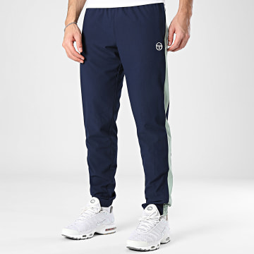 Sergio Tacchini - Pantalón chándal A Bandas Gemelli 41560 Azul Marino Verde