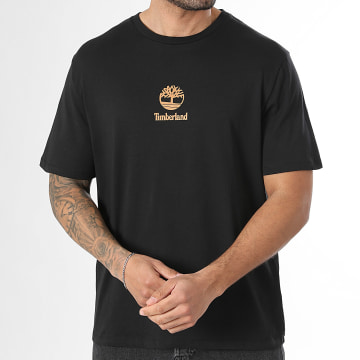 Timberland - Camiseta Print Stack Logo A6WWT Negro