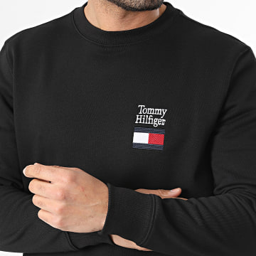 Tommy Hilfiger - Sweat Crewneck Embroidery Flag 2778 Noir