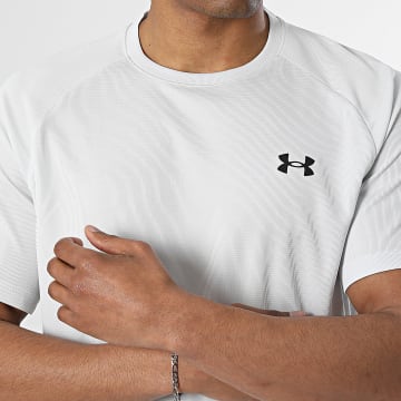Under Armour - T-Shirt Tech Textured 1382796 Light Grey