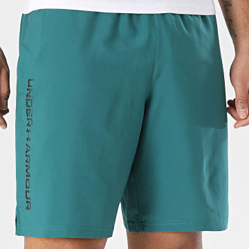 Under Armour - Short Jogging UA TechWoven Wordmark 1383356 Vert Foncé