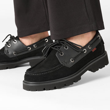 Clarks - Chaussures Bateau Cleyhill Boat Black Suede