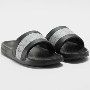 Lacoste - Pantaloncini Serve Slide HYB 126 nero grigio