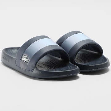 Lacoste - Claquettes Serve Slide HYB 126 Navy Blue