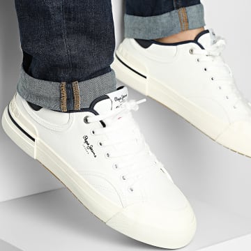 Pepe Jeans - Baskets Nolan Basic PMS300018 White