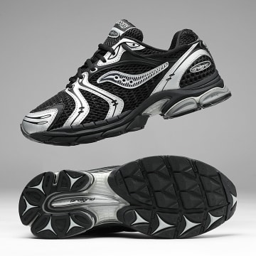 Saucony - Zapatillas Progrid Triumph 4 Negro Plata