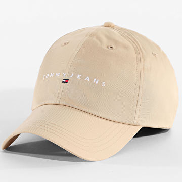Tommy Jeans - Casquette Linear Logo 4198 Beige