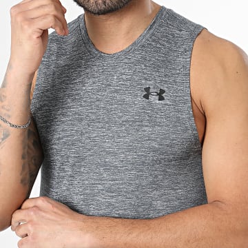 Under Armour - Tech Tank 1382795 Grijs Antraciet Mélange
