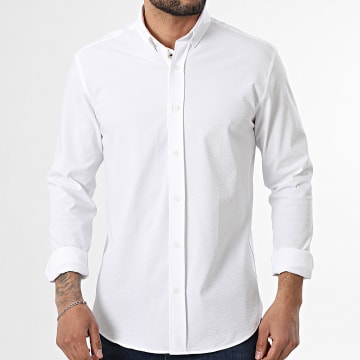 Classic Series - Chemise Manches Longues Texturée 114 Blanc