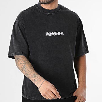 MTX - T-Shirt Oversize Large 049 Schwarz Meliert