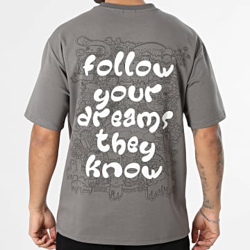 MTX - Tee Shirt Oversize Large 185 Gris Anthracite