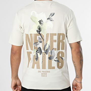 MTX - T-Shirt Oversize Large 801 Beige Floral