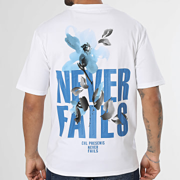 MTX - T-Shirt Oversize Large 801 Weiß Floral