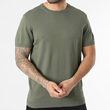 Tiffosi - Tee Shirt Maille William Vert Kaki