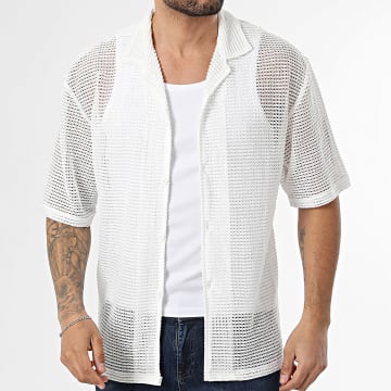 Uniplay - Camicia Maniche Corte Ajourée 095 Beige Chiaro