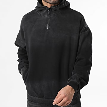 Uniplay - Hoodie Stehkragen Kapuze 187 Schwarz