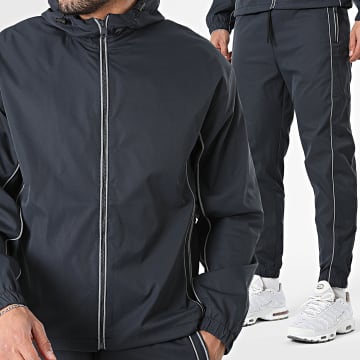 Uniplay - Tracksuit 168 Navy Blue Reflective