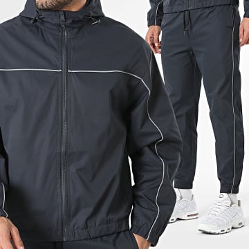 Uniplay - Trainingsanzug 167 Marineblau Reflektierend