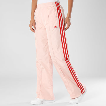 Adidas Originals - Pantalon Jogging A Bandes Loose Fit Femme FB KW4533 Rose Rouge