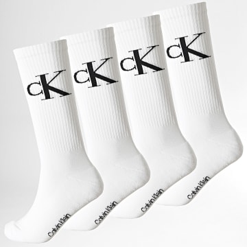 Calvin Klein - Lot De 4 Paires De Chaussettes 701232676 Blanc