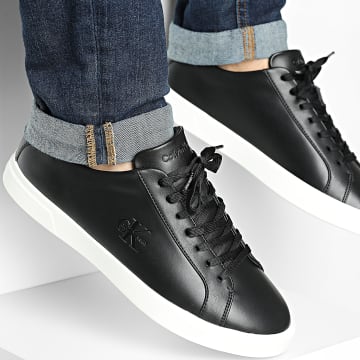 Calvin Klein - Baskets Low Prof Cupsole Leather 2123 Ck Black