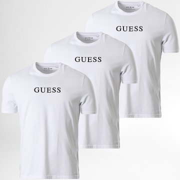 Guess - Pack de 3 Camisetas U6GG04-KCAM1 Blanco