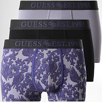 Guess - Lot De 3 Boxers U6GG05-K6YW1 Noir Gris Violet