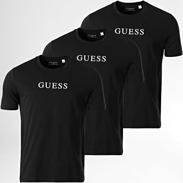Guess - Pack de 3 Camisetas U6GG04-KCAM1 Negro