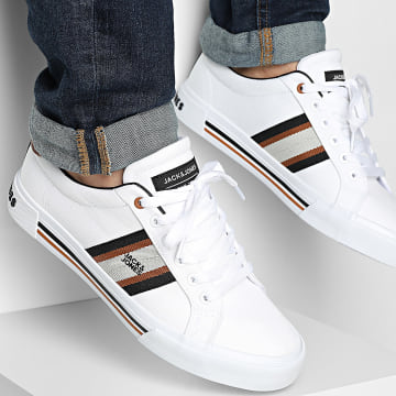 Jack And Jones - Baskets Gorgon Canvas Bright White Cognac