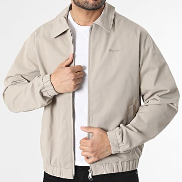 Jack And Jones - Veste Zippée Harrington Beige