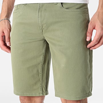 Blend - Pantalón corto Vaquero Regular Fit Ply Verde