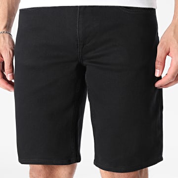 Blend - Pantalón Corto Vaquero Regular Fit Ply Negro