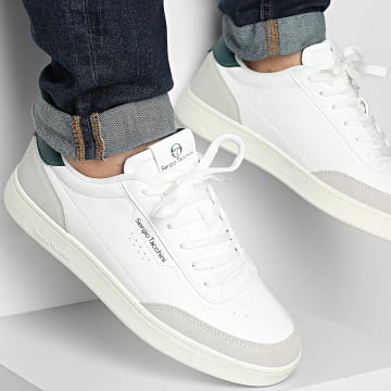 Sergio Tacchini - Zapatillas New Action LTX SE STM614017 Blanco Marino Mediterráneo