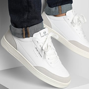 Sergio Tacchini - Baskets New Action LTX SE STM614017 White Navy Mediterranea