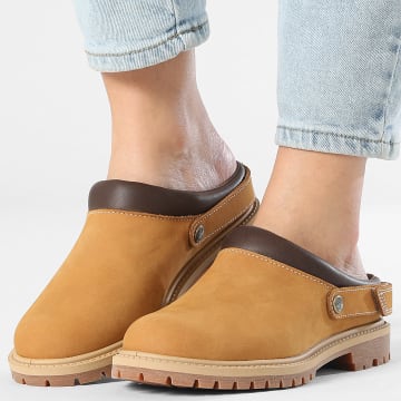 Timberland - Mules Femme Clog Shoe A2PSB Wheat Nubuck