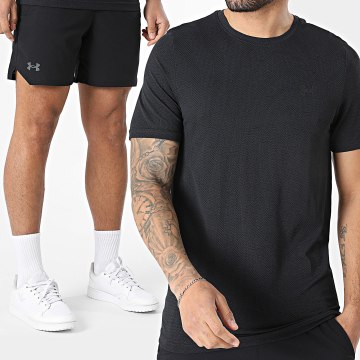 Under Armour - Conjunto T-Shirt e Calção de treino Vanish Woven Seamless 6010603 1373718 Preto