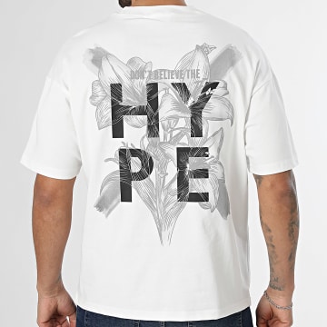 Uniplay - Oversize T-Shirt Large 03 Weiß Floral