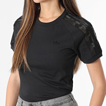 Adidas Originals - Tee Shirt A Bandes Femme Cali KC8150 Noir