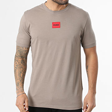 HUGO - Tee Shirt Diragolino 50447978 Taupe