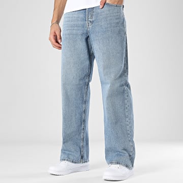Jack And Jones - Jean Wide Fit Dave Original Blauw Denim