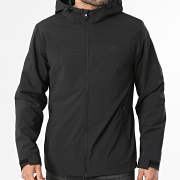 Jack And Jones - Veste Capuche Zippée Logo Light Noir